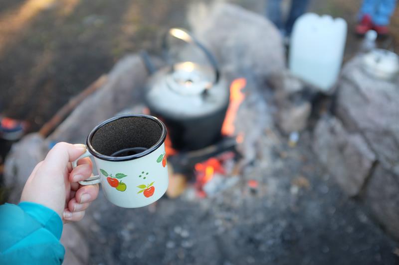 Illustrasjon kaffe, turbål Foto - Synne Kvam