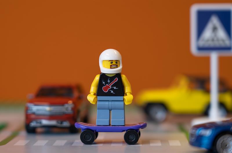 Trafikksikkerhet. Illustrasjonsbilde