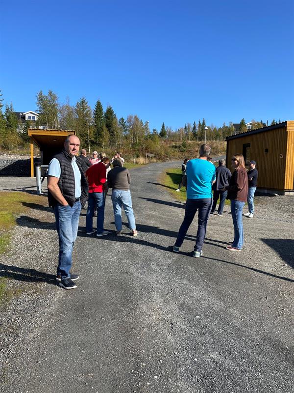 Befaring ved rekrutteringsboligene på Ås i Tydal.