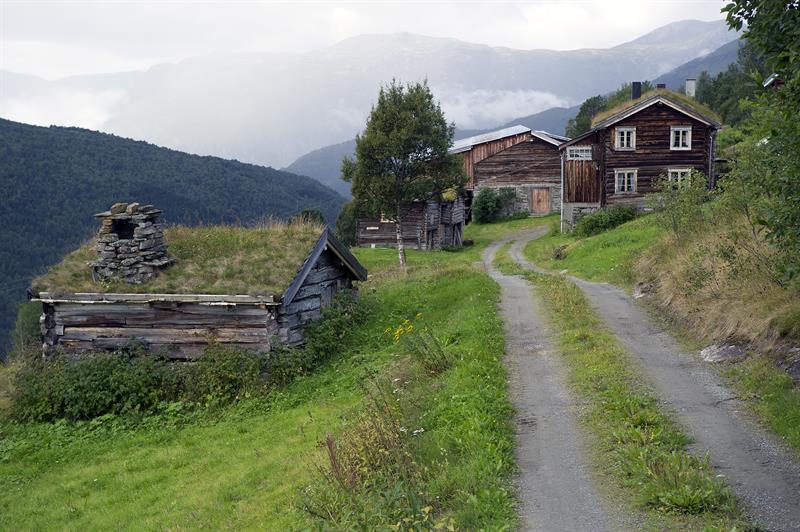 Bilde som viser Kleivgardane, Oppdal (Foto: Bjørn Rangbu)