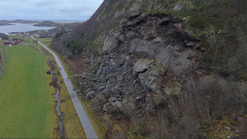 Rasområde i Flatanger. Bilde