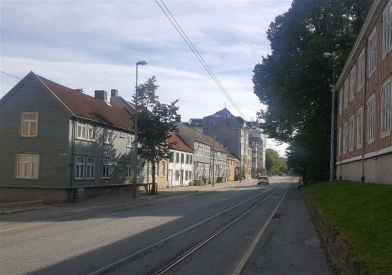 Kongens gate i Trondheim. Bilde