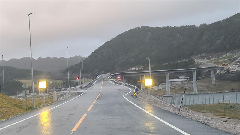 Fylkesveg 714  Åstfjordkryssingen. Bilde